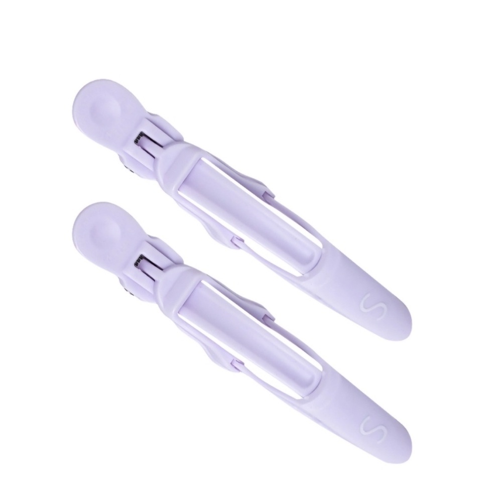 3/$5 Beachwaver- Lilac Darby Clips set (2) Retail $6